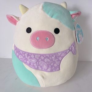 Squishmallow Belana the Easter cow 12" BNWT